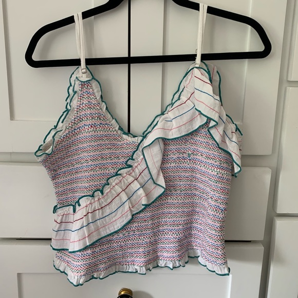 multi colored stretchy adjustable tank top - Picture 2 of 4